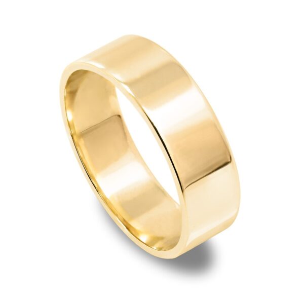 Obrączka złota ślubna szerokość 6 mm próba 585 model 1-24