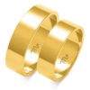 Obrączka złota ślubna szerokość 6 mm próba 585 model 1-24 - obrazek 2