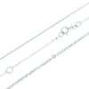 Srebrny łańcuszek ankier diamentowany Ł01 - obrazek 2