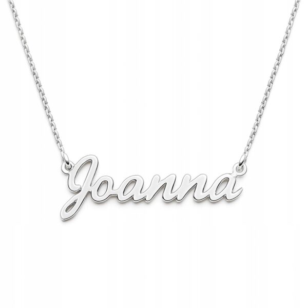 Naszyjnik z imieniem srebro 925 personalizowany prezent świąteczny NW39